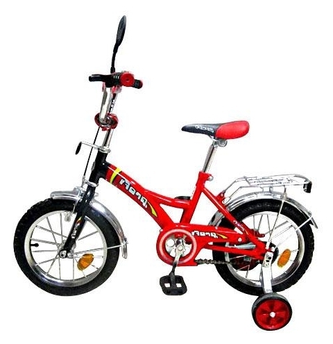 Двухколесный велосипед Profi P1836 красный с черным
